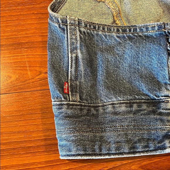 Levi's Blue Denim Halter Tank Top - Picture 3 of 9